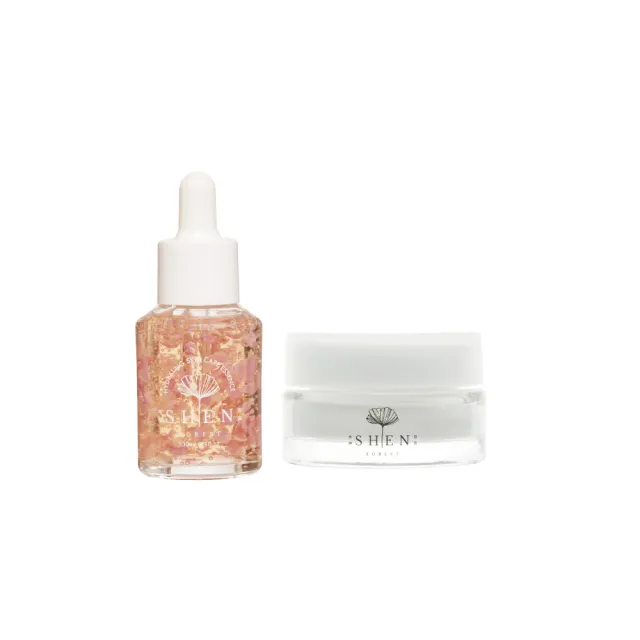 【森SHEN】益菌養膚組(花瓣精露30ml+新生肌光保濕霜20ml)