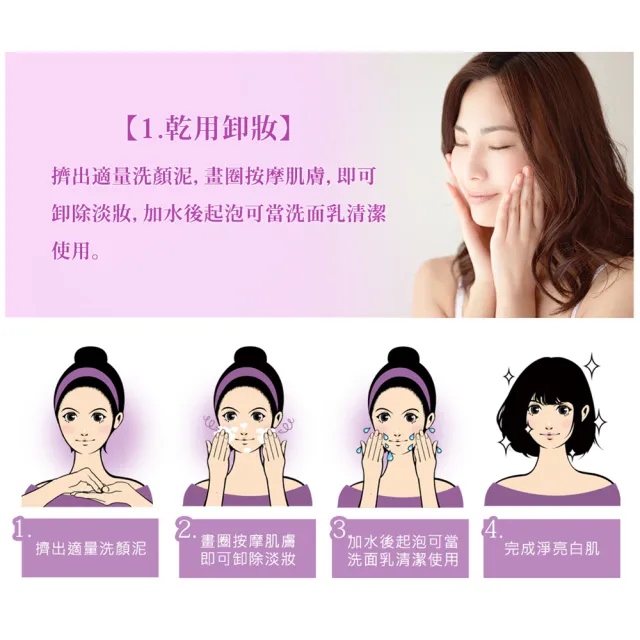 【SHILLS 舒兒絲】潤白濾鏡洗顏泥/洗面乳4入組(保濕/透亮/美白)