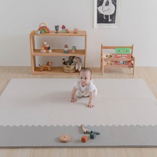 【PatoPato】兒童地墊60cm-6片/抗菌地墊/巧拼地墊/遊戲地墊/單色止滑(靈巧拼系列-可60與30互拚)