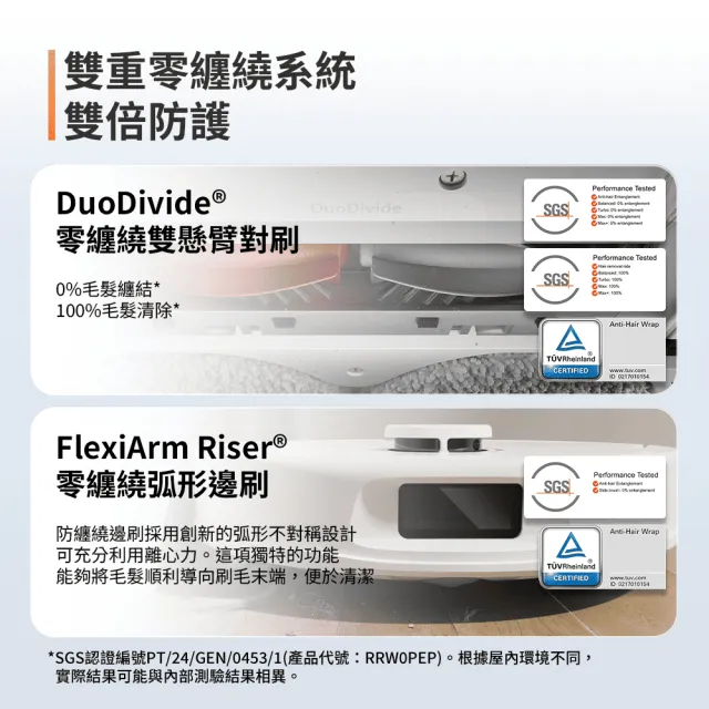 【Roborock 石頭科技】Qrevo C Pro掃拖機器人-清潔組(Qrevo Pro升級版/雙重零纏繞/大吸力/75度洗拖布)