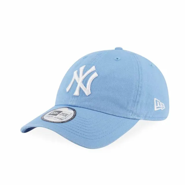 【NEW ERA】NEW ERA 休閒帽 CASUAL CLASSIC 紐約洋基 天空藍 男 (NE70698848)