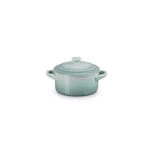 【Le Creuset】瓷器迷你圓烤盅(海洋之花)