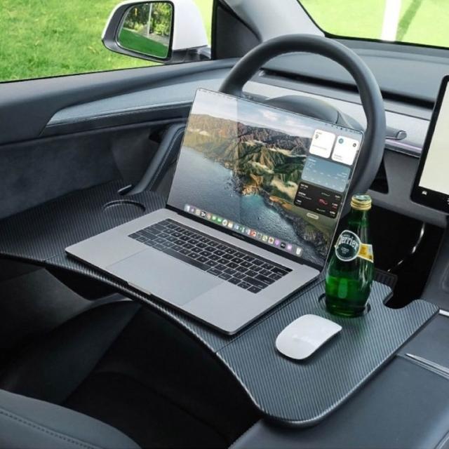 【EVWAVE】車用折疊桌板 汽車餐桌 車載電腦桌 車內用餐桌 多功能筆電桌 後座桌板 車用收納桌 露營桌