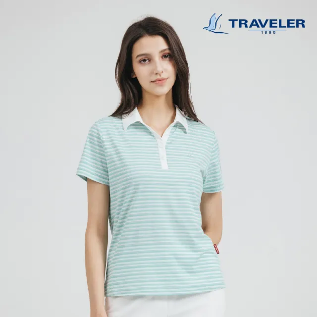 【TRAVELER 旅行者】女多款消臭/吸排/抗UV/POLO短袖上衣｜251TR827.40.43.45