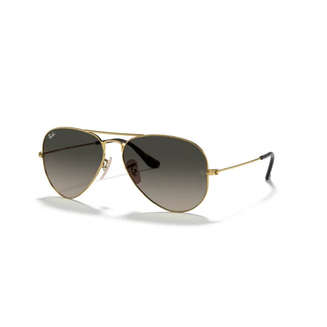 【RayBan 雷朋】Aviator 飛行員太陽眼鏡 漸層鏡片 玻璃鏡片(RB3025 9271GK 181/71 001/3F 多款尺寸任選)