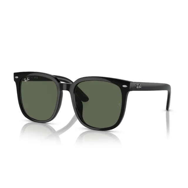 【RayBan 雷朋】大鏡片膠框太陽眼鏡 小臉神器 原廠公司貨(RB4401D 601/87、 601/71 57mm 多款選擇)