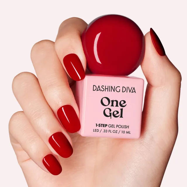 【DASHING DIVA】One Gel UV 凝膠指甲油10ml(DIY 凝膠 指甲油 需額外購買美甲燈)