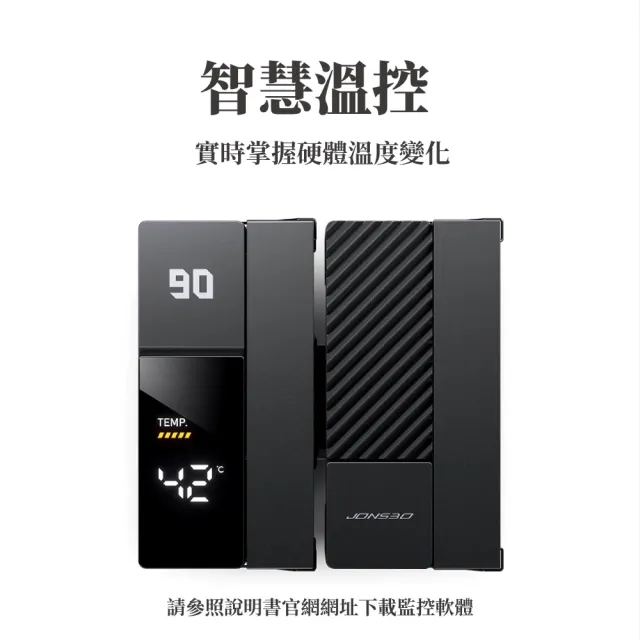 【JONSBO 喬思伯】CC90 CPU散熱器 TDP:285W 3年保(異徑雙扇雙塔/第4代逆重力6導管/數位顯示/黑白塔王)