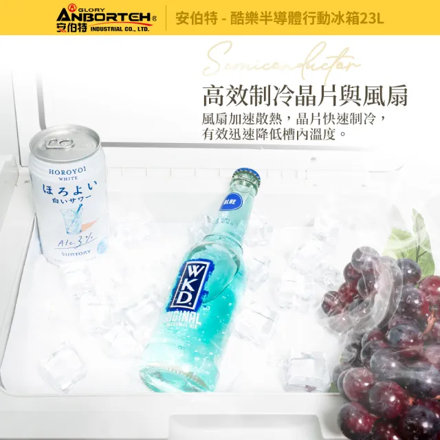 【ANBORT 安伯特】安伯特 行動冰箱 酷樂半導體行動冰箱23L ABT-E101 車麗屋