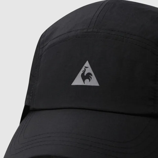 【LE COQ SPORTIF 公雞】防曬遮陽帽 帽子 黑色 LKX03308