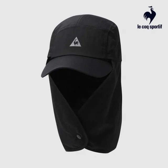 【LE COQ SPORTIF 公雞】防曬遮陽帽 帽子 黑色 LKX03308