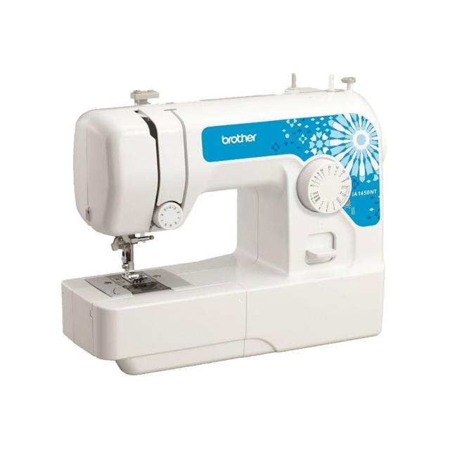 【Brother 兄弟牌】自動穿線實用型縫紉機 JA-1450NT(簡易布邊拷克/自動穿線/可車縫厚布或牛仔布)