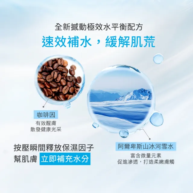 【Neogence 霓淨思】玻尿酸保濕水平衡舒活噴霧水300ml-3入