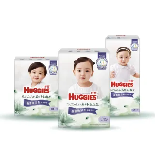 【HUGGIES 好奇】小森林 黏貼型 M-XL(紙尿褲/尿布/包)