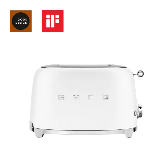 【SMEG】2片式烤麵包機-消光白(TSF01WHMUS 公司貨)