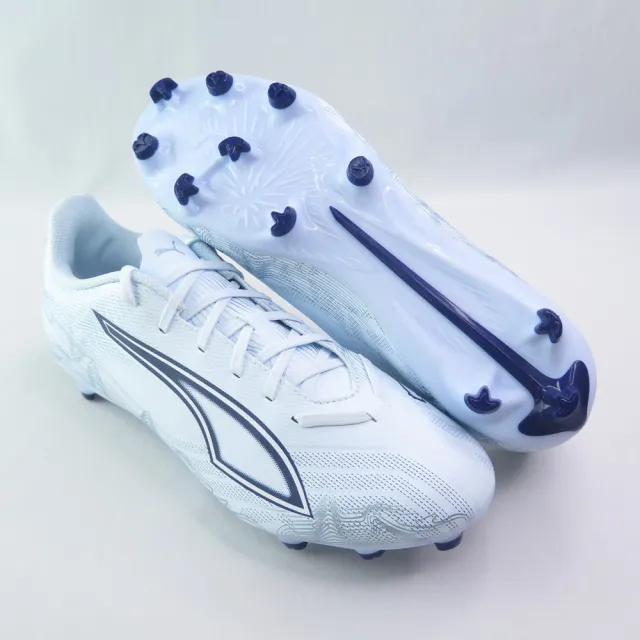 【PUMA】男 足球鞋 Ultra 6 Play FG/AG 釘鞋 (10870403淡藍)