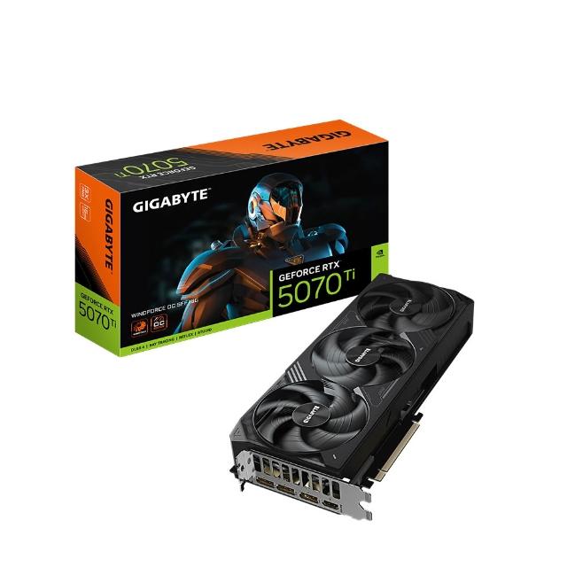 【GIGABYTE 技嘉】RTX 5070 Ti WINDFORCE SFF 16G 顯示卡