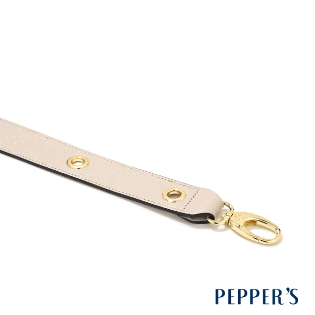 【PEPPER’S】雙11 MARLEY 牛皮洞洞背帶(奶油白)