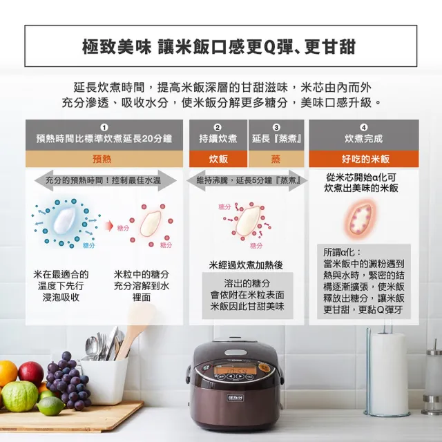 【ZOJIRUSHI 象印】*日本製 *6人份 多段式壓力IH微電腦電子鍋(NP-ZAF10)