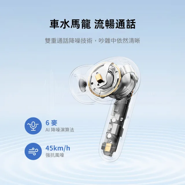 【QCY】MeloBuds N50 HT12 主動降噪真無線藍牙耳機(高效降噪 純靜樂音)