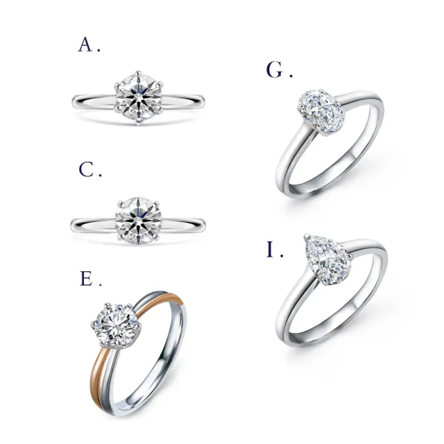 【IS DIAMOND】買一送一 IGI 一克拉 D/VS/鉑金 鑽石戒指-任選 送天然珍珠耳環(培育鑽石)