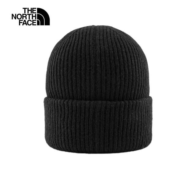 【The North Face】北面男女款黑色舒適保暖休閒毛帽|7WJGJK3