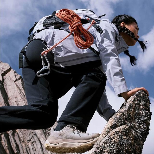 【The North Face 官方旗艦】北面女款紫色FUTURELIGHT防水納米殼衝鋒衣｜8DHZBOB(外套)