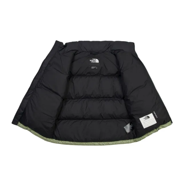【The North Face 官方旗艦】北面經典1996兒童綠色DWR防潑水羽絨外套|8A4CBQ1