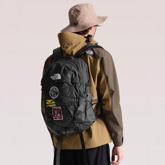 【The North Face】北面男女款黑色戶外後背包｜52SE56U(筆電包/登山包)