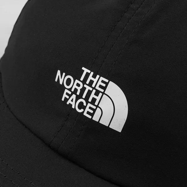【The North Face】北面男女款黑色UPF防曬運動帽|8GMEJK3(抗UV)