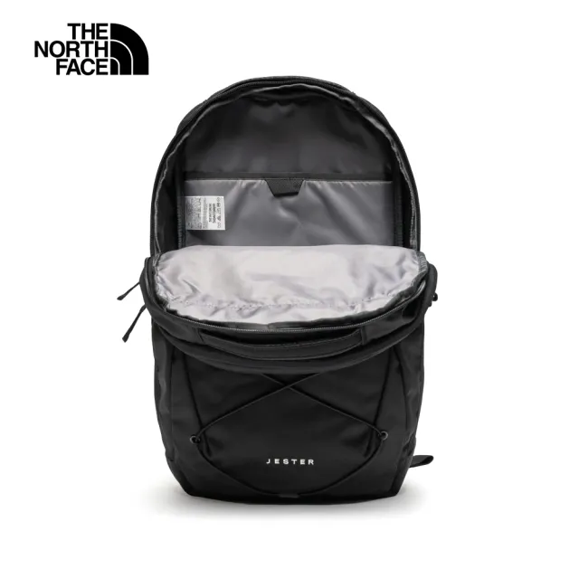 【The North Face】北面男女款黑色戶外休閒後背包｜3VXF4H0(筆電包/登山包)