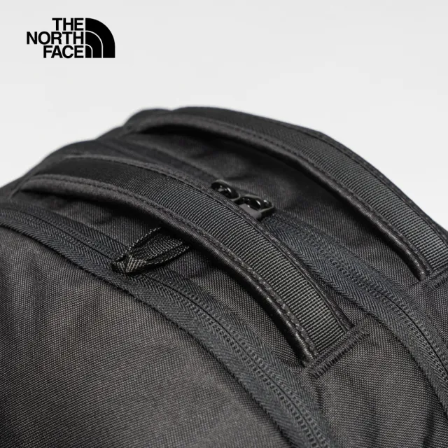 【The North Face】北面男女款黑色戶外休閒後背包｜3VXF4H0(筆電包/登山包)