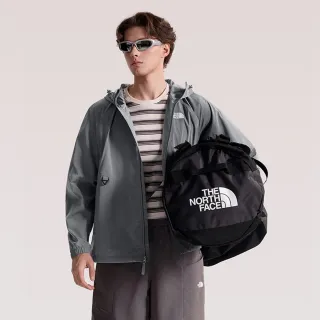 【The North Face】北面男款灰色DWR防潑水防曬可打包連帽外套｜8FZQ0UZ 抗UV