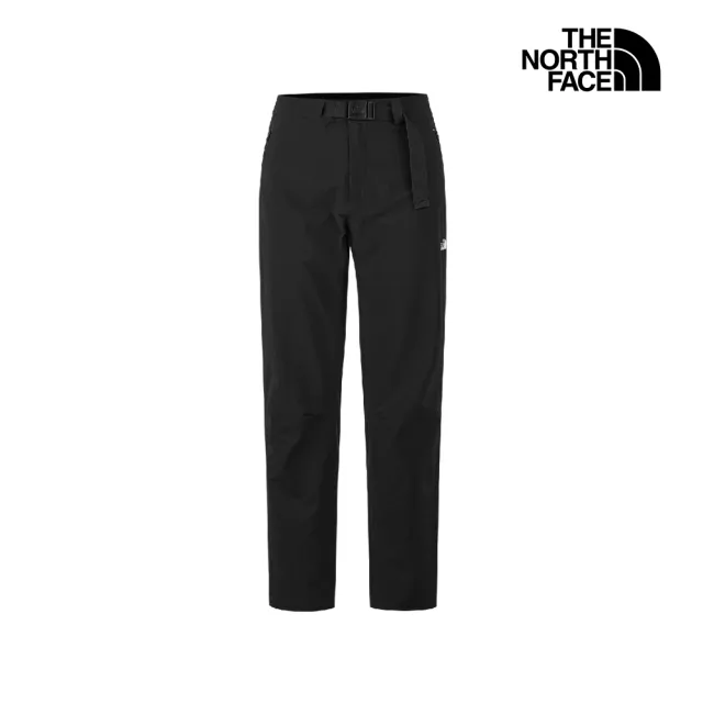 【The North Face】北面女款黑色COOLTOUCH觸膚涼感戶外徒步長褲|8CJWJK3