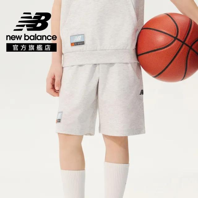 【NEW BALANCE】NB 童裝 短褲_7VG2210WLGR_男童/女童_淺灰色