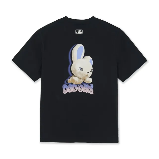 【MLB】涼感 背後大兔子短袖T恤 Lifestyle Graphics 道奇/洋基隊 (3ATSN7163-兩款任選)