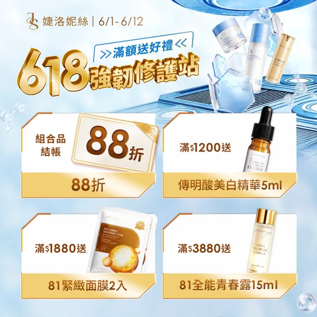 【JS 婕洛妮絲】momo獨家▼抗UV防曬素顏霜PRO 30mlx3(SPF50★★★★)（防曬提亮）
