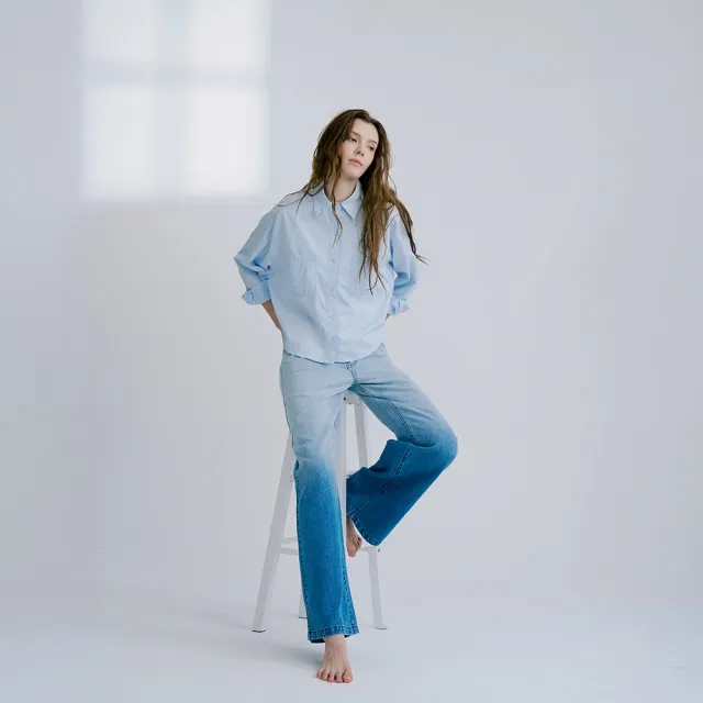 【giordano ladies】26SS 漸層牛仔褲(02416016)