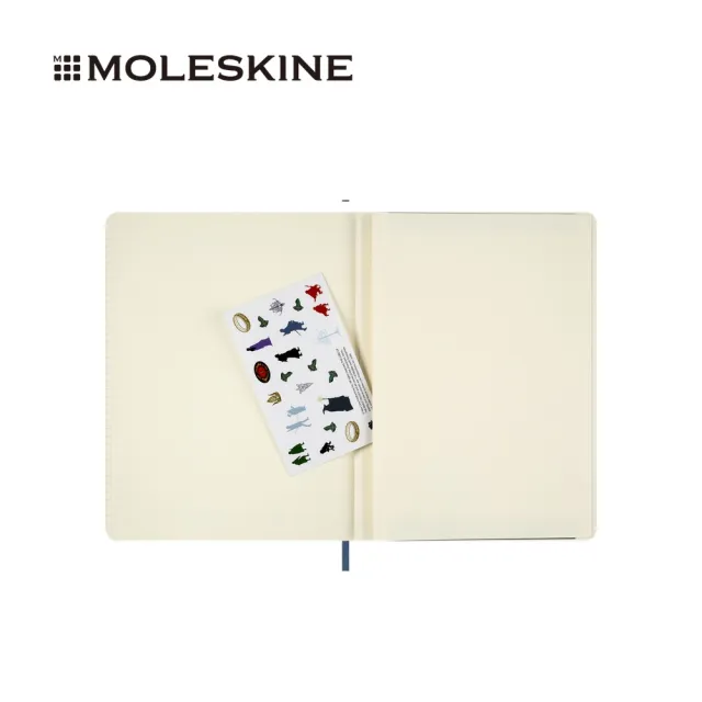 【MOLESKINE】x 魔戒限量系列「都靈之門 · 秘光之刻」軟皮筆記本/XL型/橫線