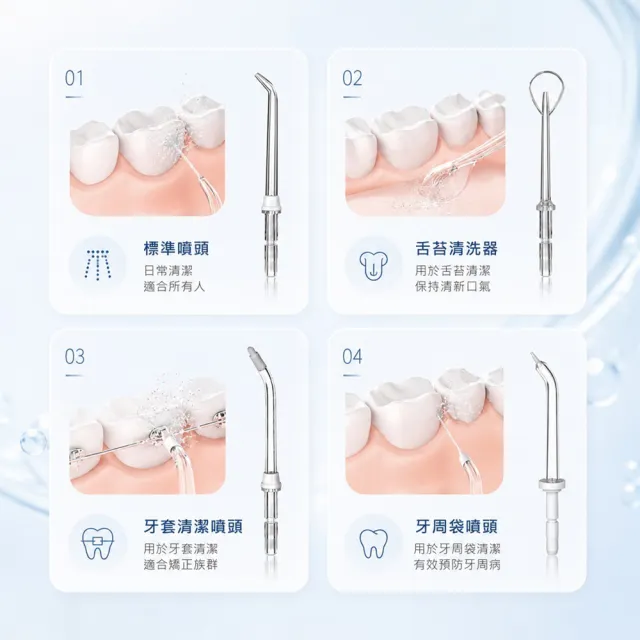【Kolin 歌林】全家用大水箱容量插電式沖牙機 /洗牙器/沖牙器/共6支噴嘴(KTB-JB187)
