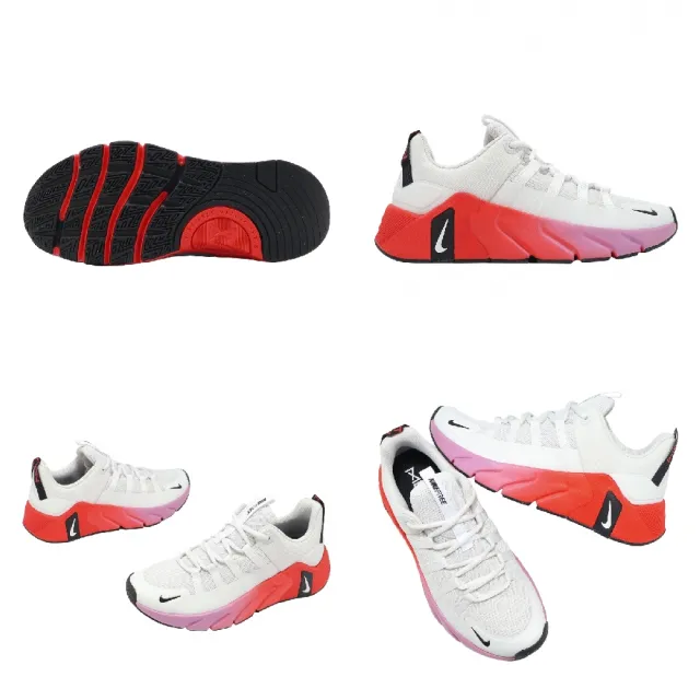 【NIKE 耐吉】訓練鞋 Wmns Free Metcon 7 女鞋 男鞋 白 紅 健身 穩定 II7406-005