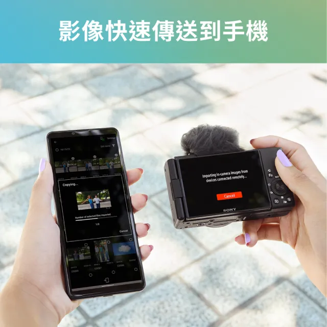 【SONY 索尼】ZV-1F Vlog 相機 手持握把組(網紅新手/生活隨拍)