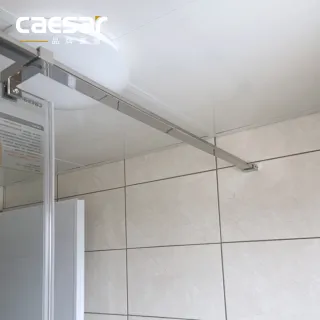 【CAESAR 凱撒衛浴】無框一字型淋浴屏風 寬 70cm(含基本安裝 / 淋浴拉門)