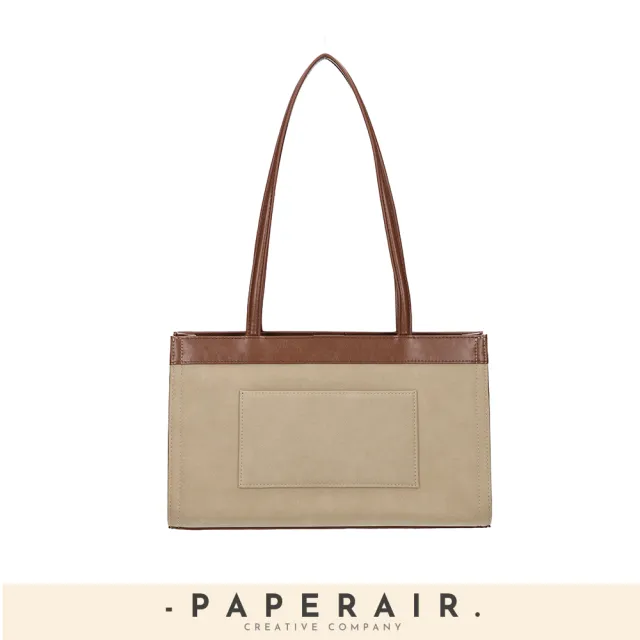 【WHOSE BAG】雙11 韓國 PAPERAIR 法式雅致雙帶方形托特包｜女用肩背手提包 優雅通勤包 NO.WBPR0