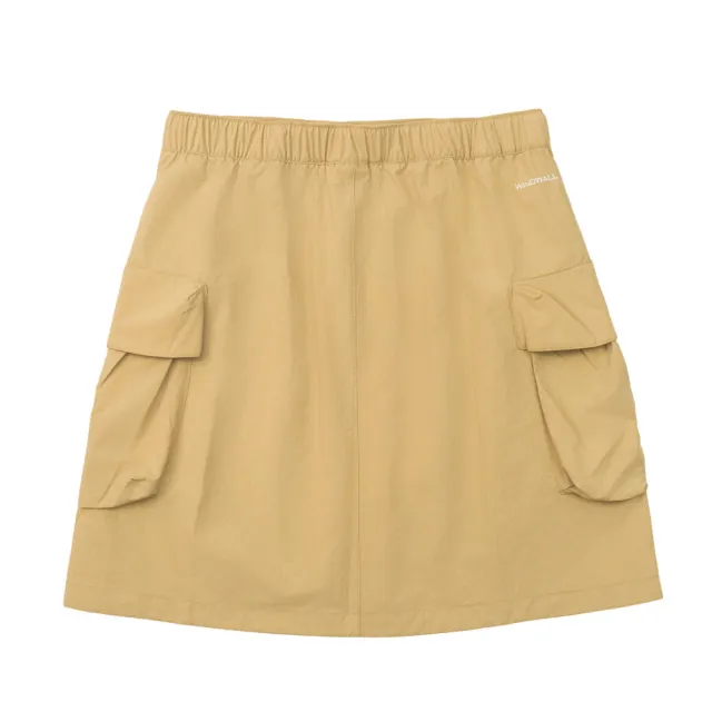 【The North Face】北臉 短裙 女 運動裙 防風 抗UV W MTN CW CARGO SKIRT 卡其 NF0A8C10LK5