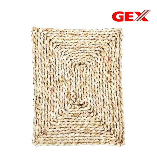 【GEX】天然玉米殼柔軟墊 方形*2入組 26*19*1.2cm (兔用軟墊)