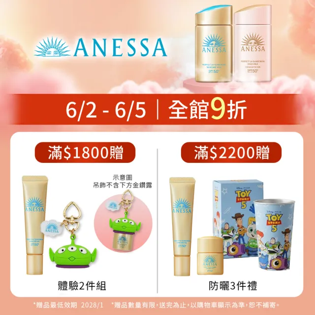 【ANESSA 安耐曬】臉部防曬水凝乳2入任選組（膠原保濕/美肌潤色）