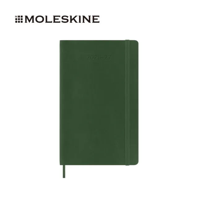 【MOLESKINE】2026-27 18個月週記軟皮手帳 - L型/墨綠