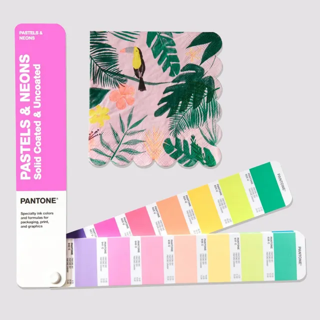 【PANTONE】粉彩色&霓虹色指南 | 光面銅版紙&膠版紙 PASTELS & NEONS GUIDE | COATED & UNCOATED (GG1504C)
