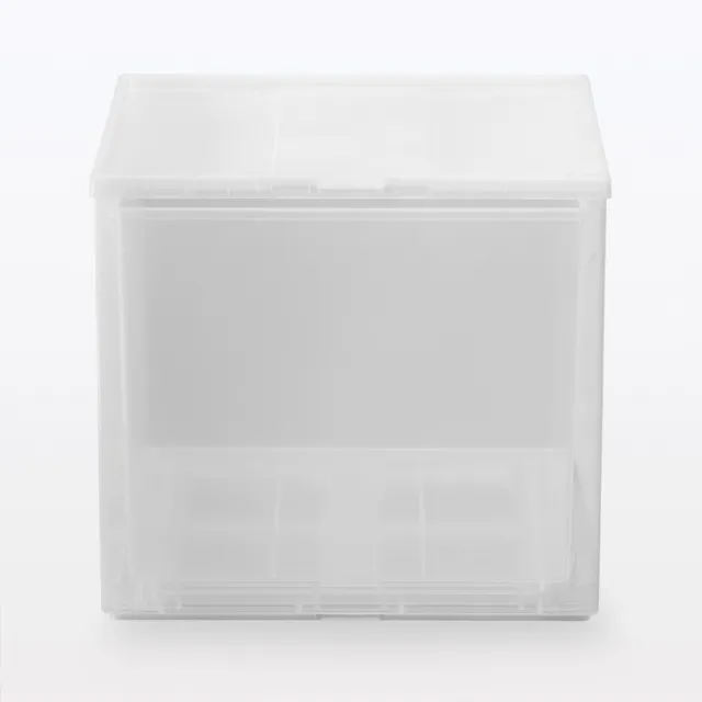 【MUJI 無印良品】PP收納盒/深/2入